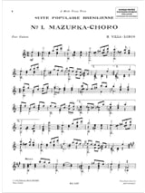 Mazurka Chôro : n° 1 de la Suite populaire brésilienne - VILLA-LOBOS